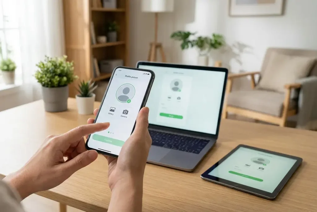 La méthode pour changer sa photo de profil sur Whatsapp