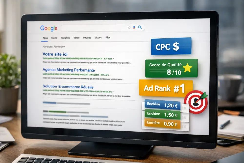 Comment fonctionne Google Ads : enchères, coûts et formats