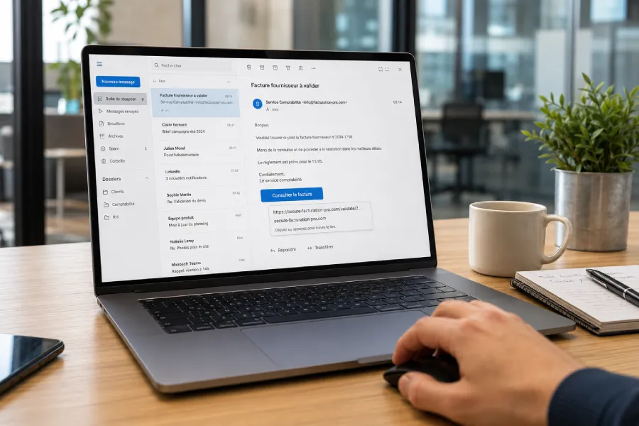 Mesurer le risque avant le vrai faux mail avec un test phishing