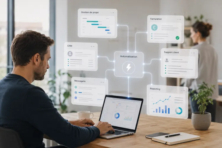 Automatisation des processus internes grâce aux outils no-code