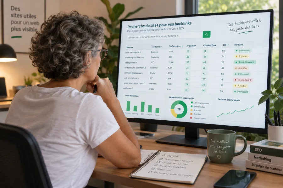 La méthode que j'utilise pour choisir des backlinks de qualité