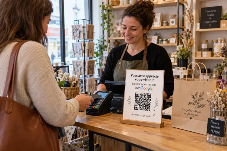 Bien placer son QR code pour demander un avis Google